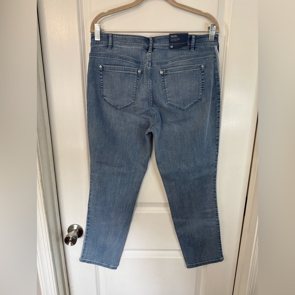 NWT J. Jill Denim Women’s Seaspray Wash Multi Slim Ankle Jeans - Size 10 - Picture 4 of 10